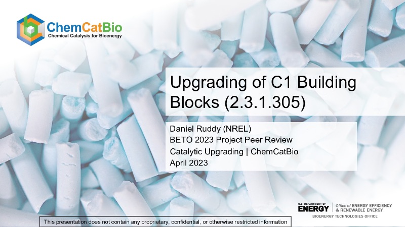 The Digest’s 2023 Multi-Slide Guide to  Upgrading of C1 Building Blocks