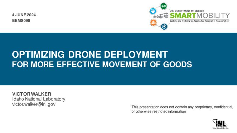 The Digest’s 2025 Multi-Slide Guide to OPTIMIZING DRONE DEPLOYMENT FOR MORE EFFECTIVE MOVEMENT OF GOODS