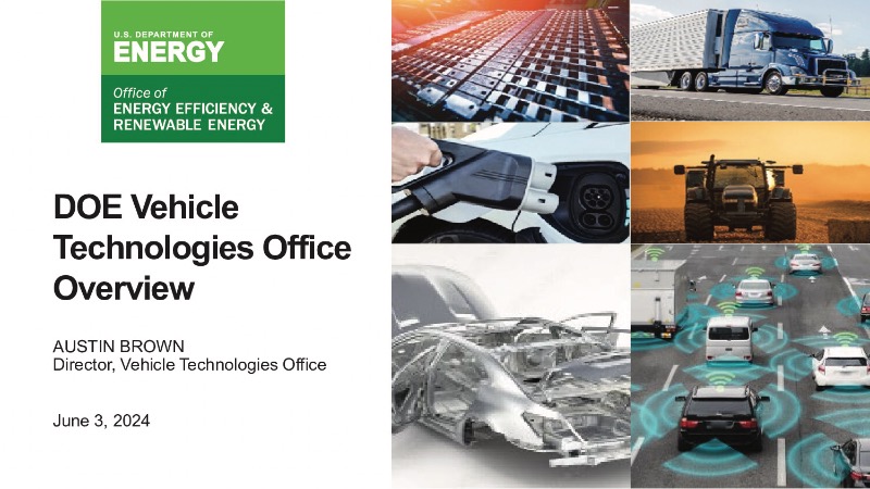 The Digest’s 2025 Multi-Slide Guide to the DOE Vehicle Technologies Office Strategy and Impact