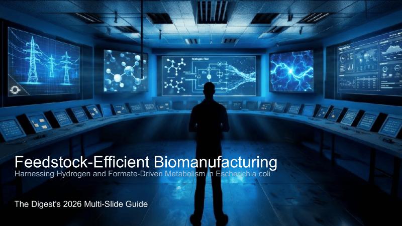 The Digest’s 2026 Multi-Slide Guide to Feedstock-Efficient Biomanufacturing